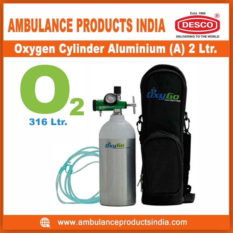 Oxygen Cylinder Aluminium (A) 2 Ltr.